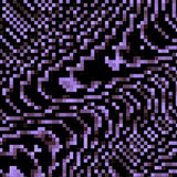 "an abstract wave of pixel art"