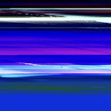 "glitch art with blue colors"