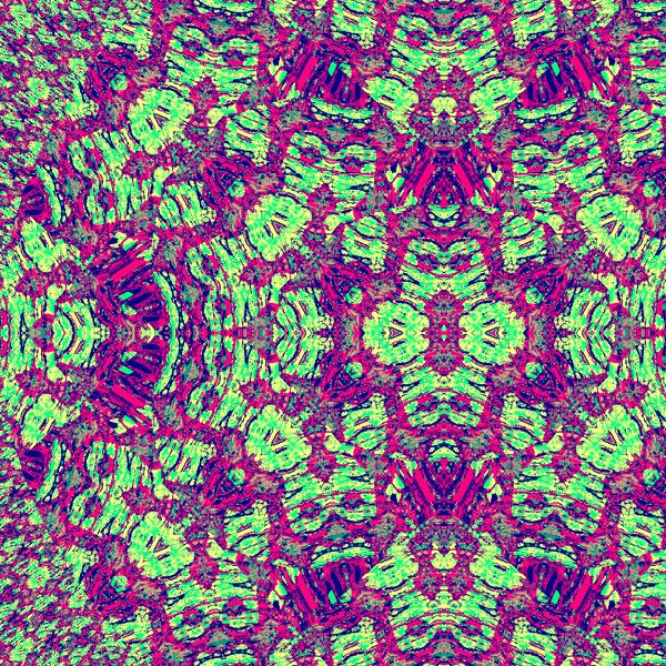 "a psychedelic pattern"